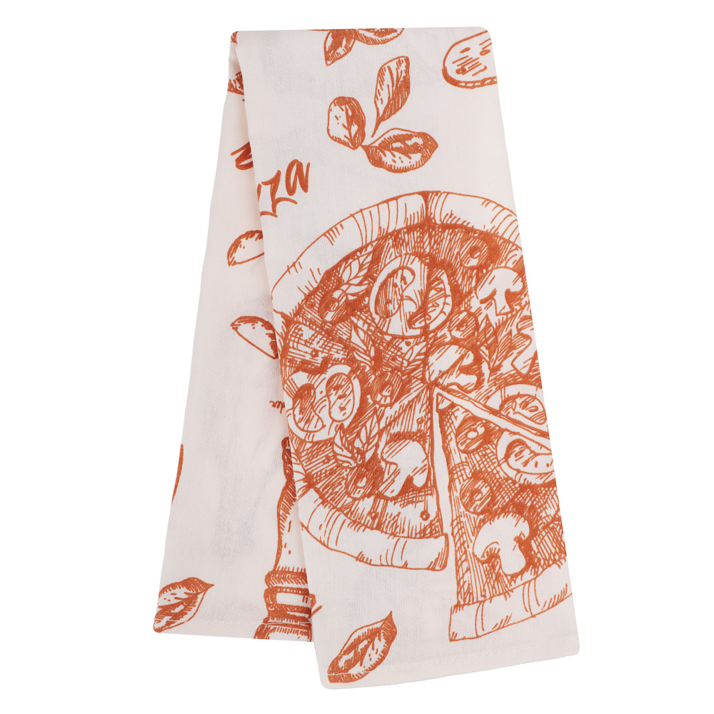 Полотенце кухонное, 35х60см, 100% хлопок, Spany, Pizza, арт.№ 434-175