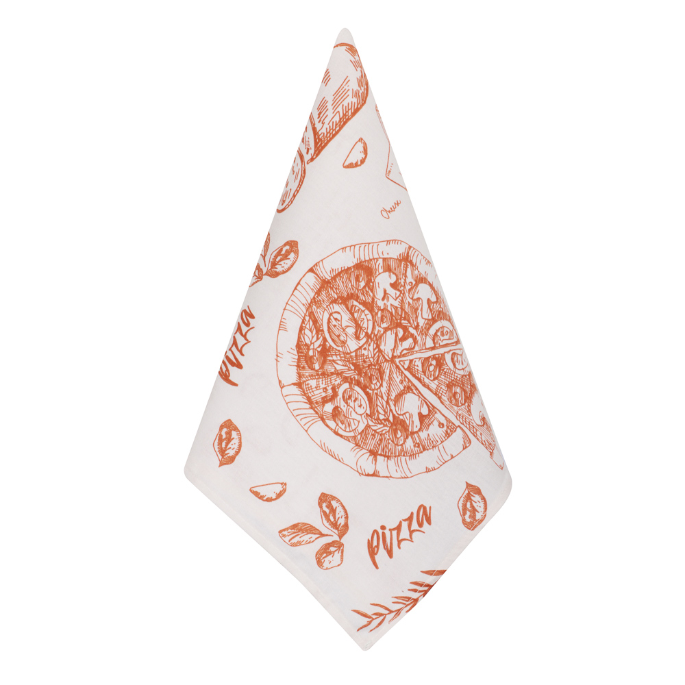 Полотенце кухонное, 35х60см, 100% хлопок, Spany, Pizza, арт.№ 434-175
