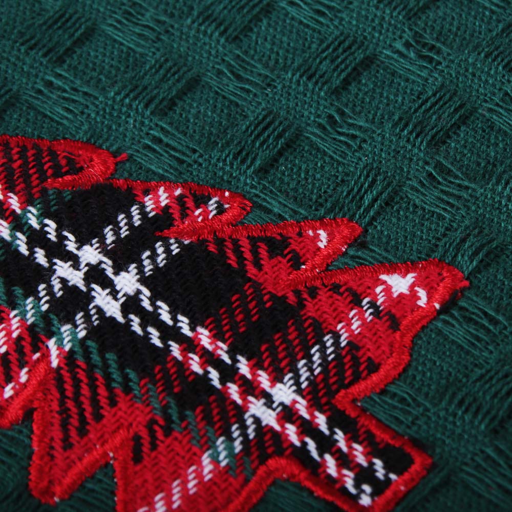 PROVANCE Шотландка Полотенце вафельное с аппликацией, 100% хлопок, 40х60см, арт.№ 492-019