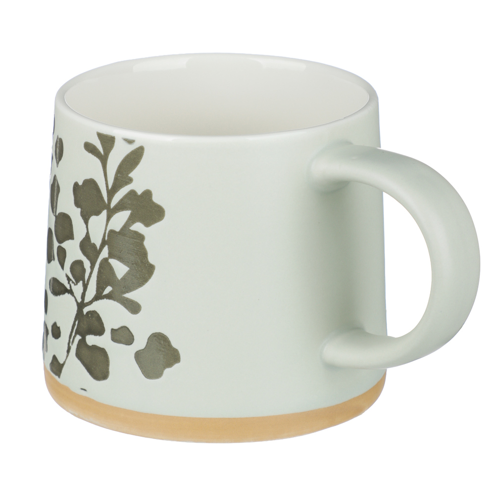 Кружка Ботаника тм MILLIMI, 380мл, 4 дизайна, фарфор, арт.№ 806-518