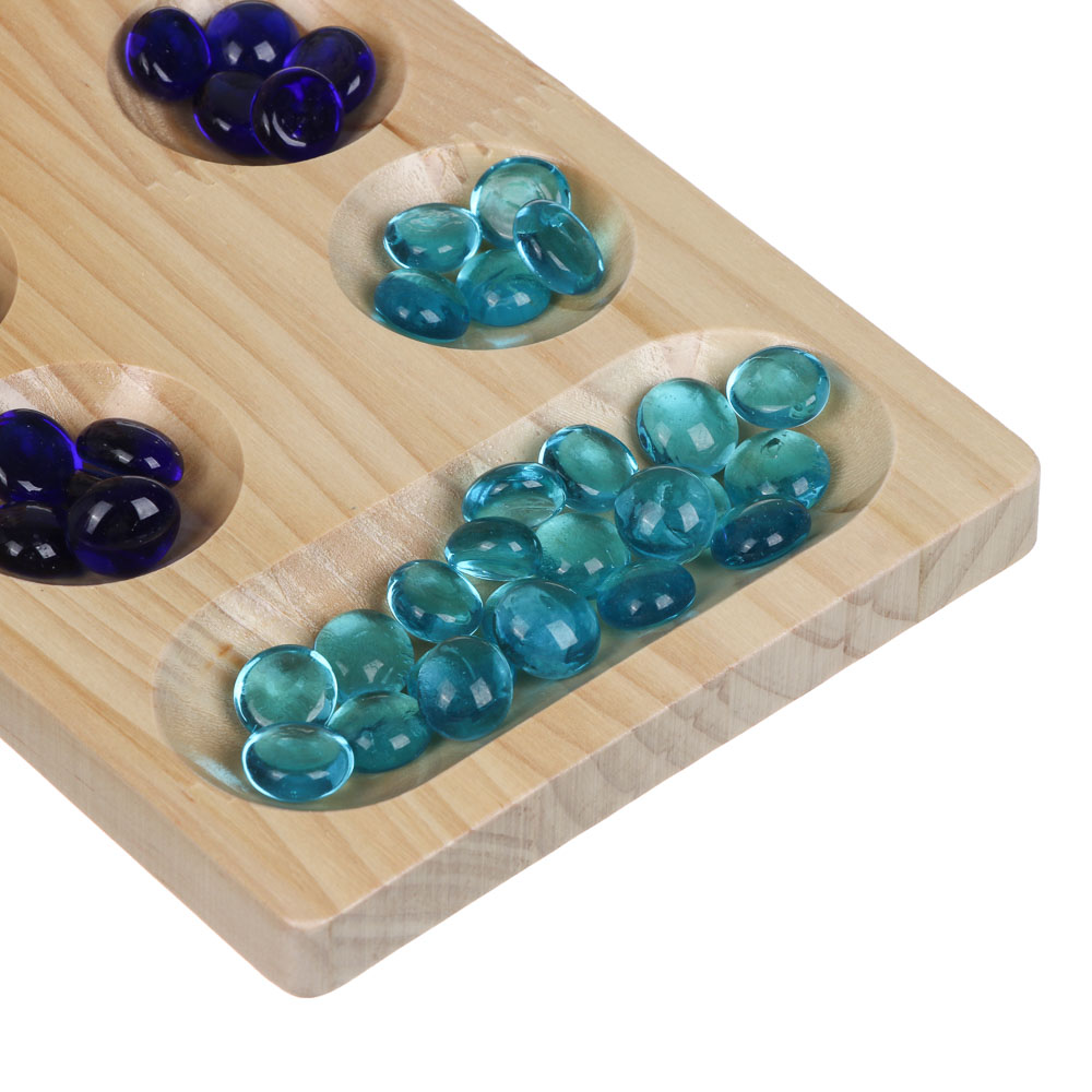 Настольная игра Калах, 48 камней, дерево, арт.№ 538-258