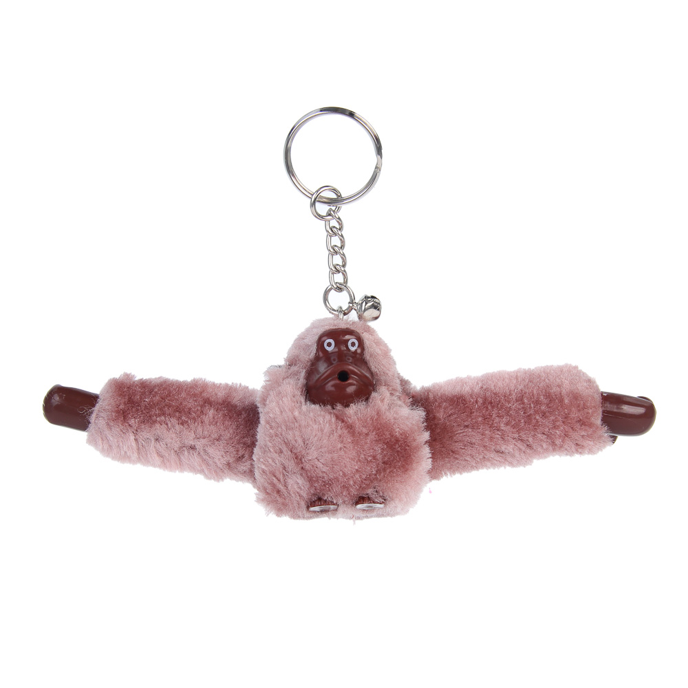 Игрушка мягкая "Обезьяша" с подвесом, 5х16см, полиэстер, тм ИГРОЛЕНД, 3+, арт.№ 264-497