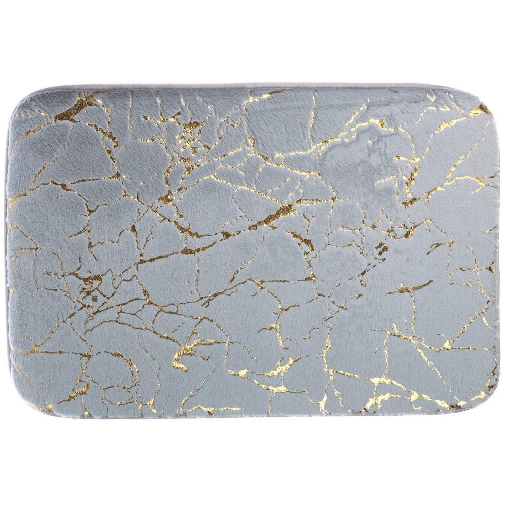 VETTA Коврик для ванной "Блеск металла", микрофибра, 40x60см, 2 цвета, арт.№ 462-725