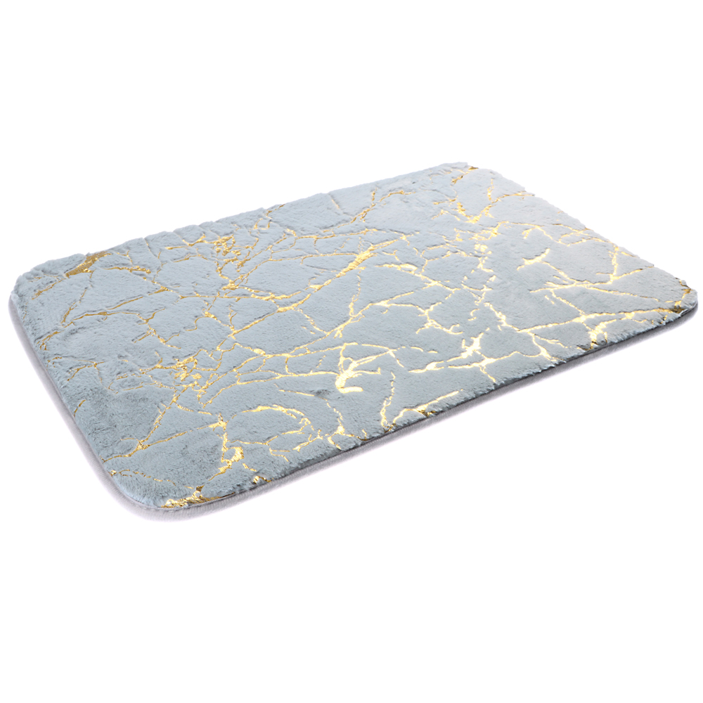 VETTA Коврик для ванной "Блеск металла", микрофибра, 40x60см, 2 цвета, арт.№ 462-725