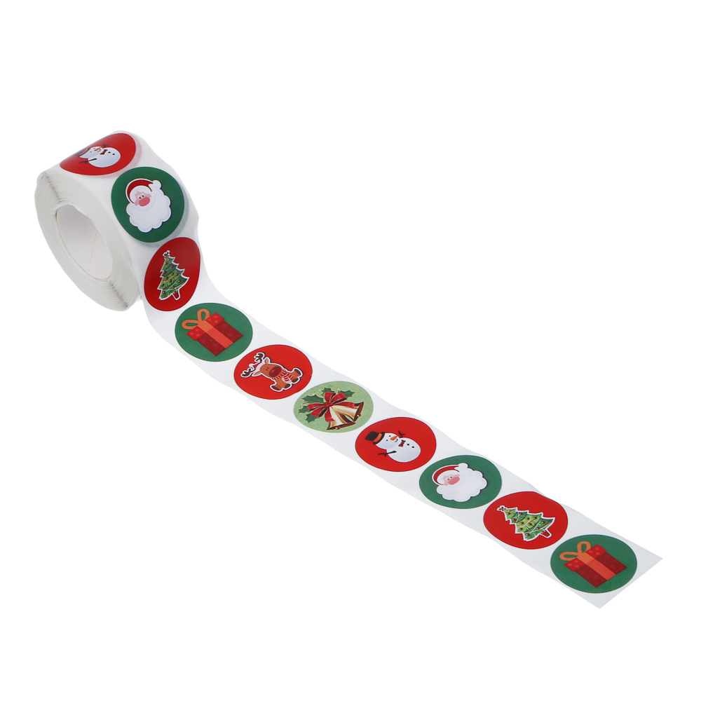 Наклейки для подарков, 500 наклеек, 2,5см, арт.№ 503-568