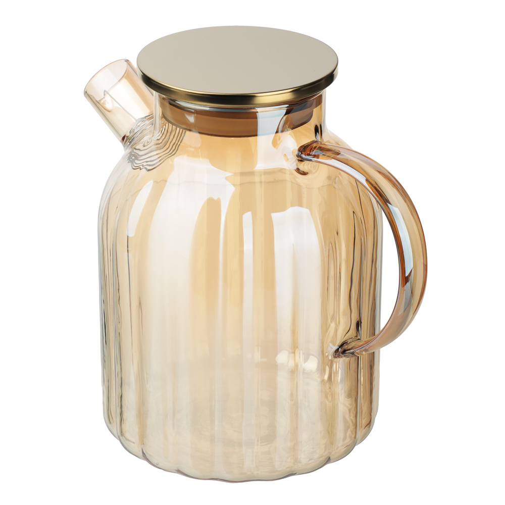 Чайник заварочный Голд тм SATOSHI 1,8л, стекло, нерж.сталь, арт.№ 850-264