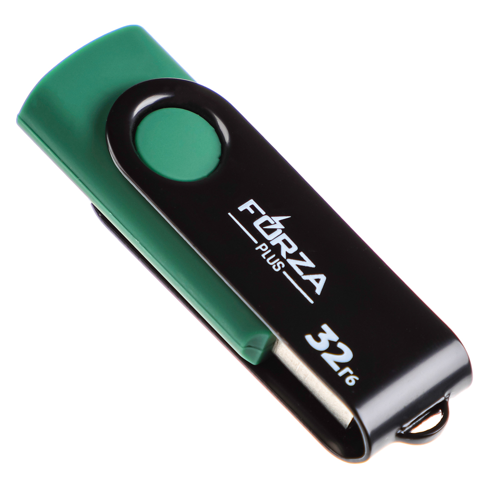 Флеш-карта USB2.0 FORZA 32Гб, 6 класс, матовое покрытие, блистер, пластик, арт.№ 405-016