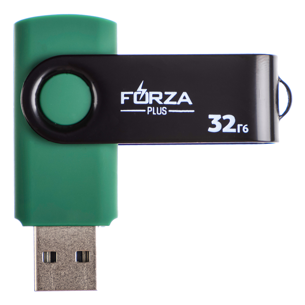 Флеш-карта USB2.0 FORZA 32Гб, 6 класс, матовое покрытие, блистер, пластик, арт.№ 405-016