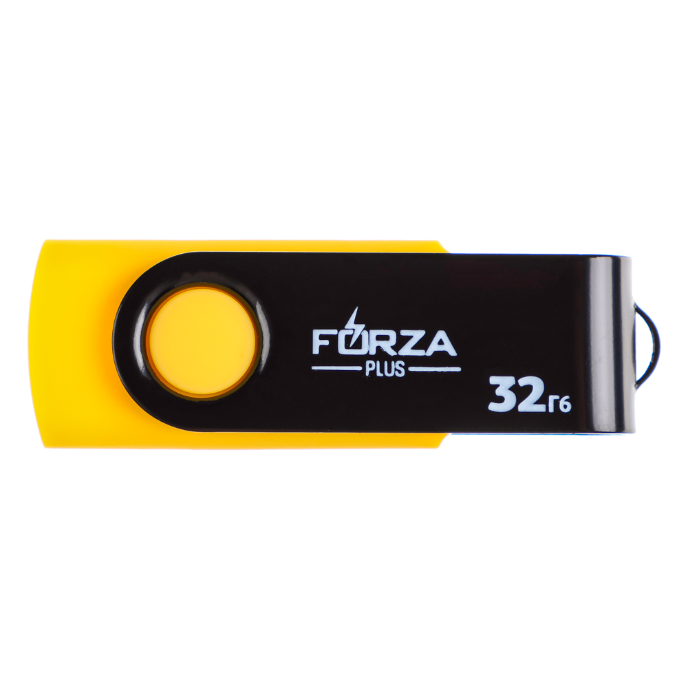 Флеш-карта USB2.0 FORZA 32Гб, 6 класс, матовое покрытие, блистер, пластик, арт.№ 405-016