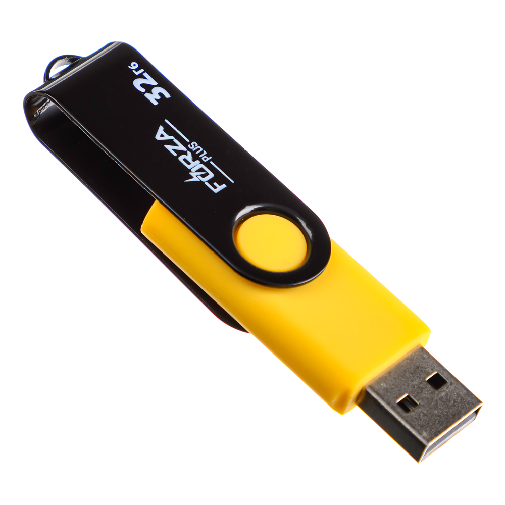 Флеш-карта USB2.0 FORZA 32Гб, 6 класс, матовое покрытие, блистер, пластик, арт.№ 405-016
