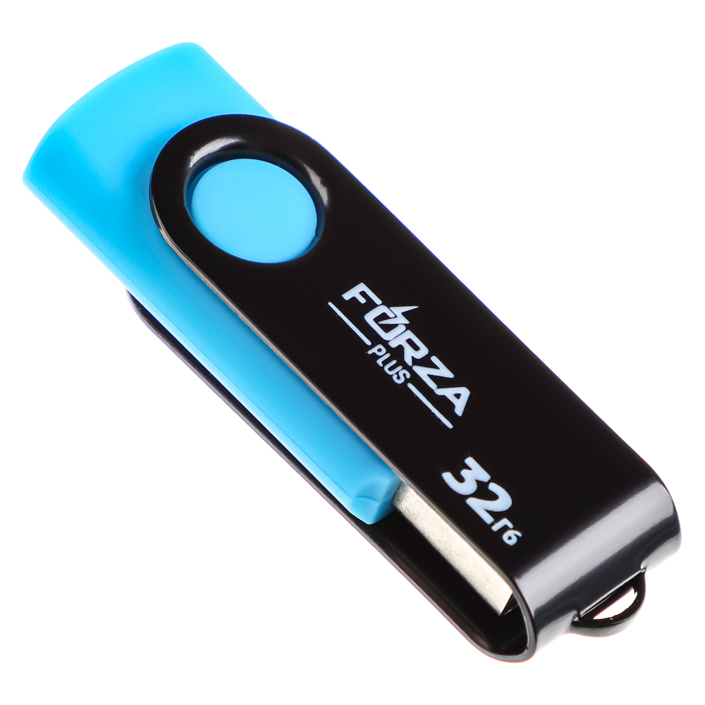 Флеш-карта USB2.0 FORZA 32Гб, 6 класс, матовое покрытие, блистер, пластик, арт.№ 405-016