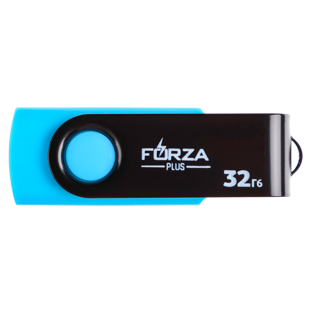 Флеш-карта USB2.0 FORZA 32Гб, 6 класс, матовое покрытие, блистер, пластик, арт.№ 405-016