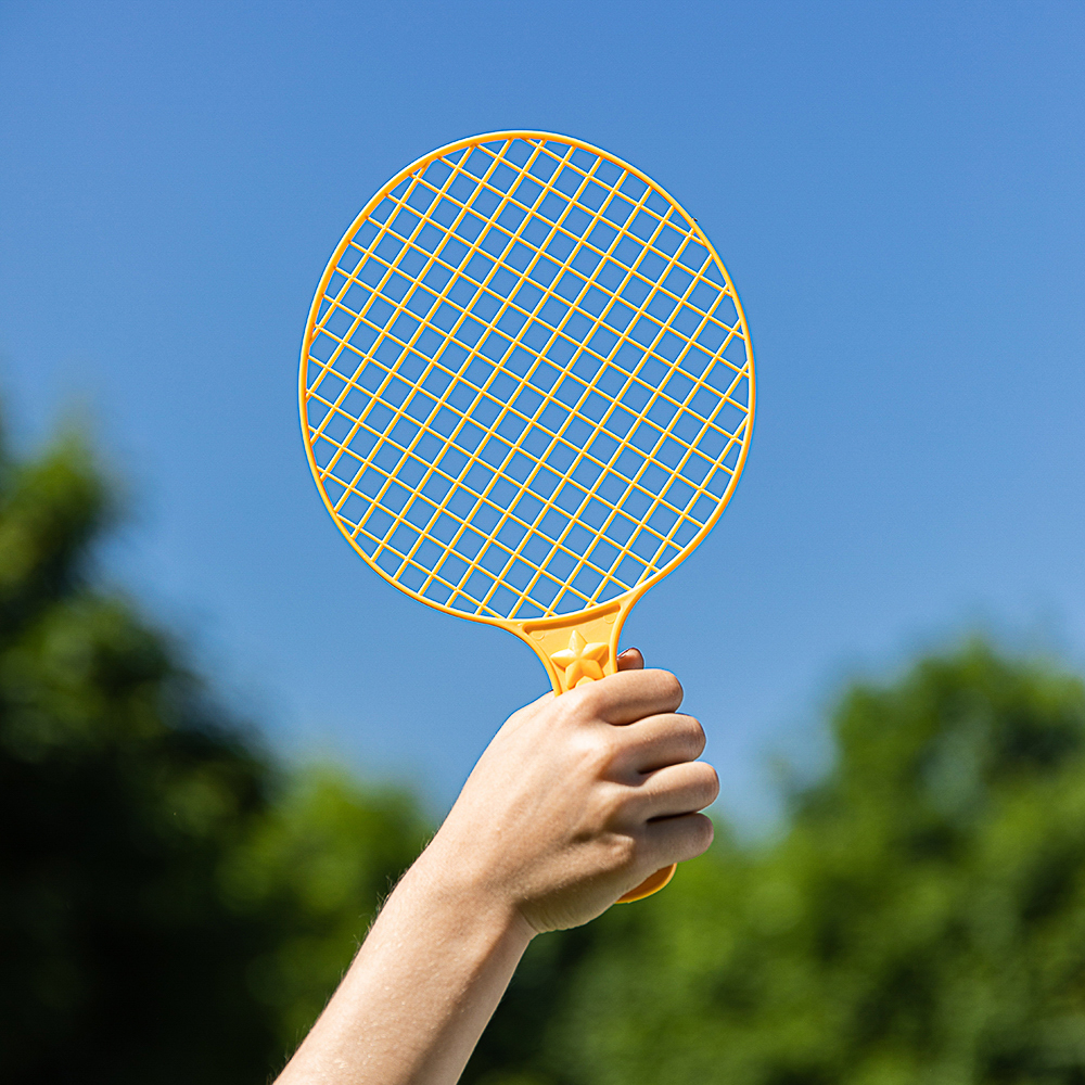 Набор для бадминтона, тм BY SPORT, 2 ракетки 26х15см, 6 мячей, в сетке, пластик, арт.№ 134-026