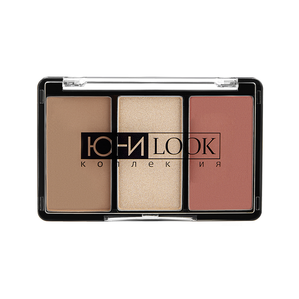ЮНИLOOK Набор для контуринга 3 в 1, 11гр, Тон 02, арт.№ 330-072