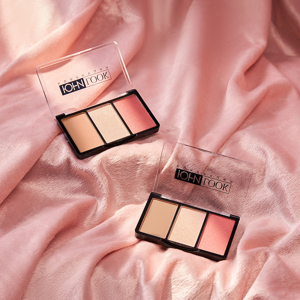 ЮНИLOOK Набор для контуринга 3 в 1, 11гр, Тон 02, арт.№ 330-072