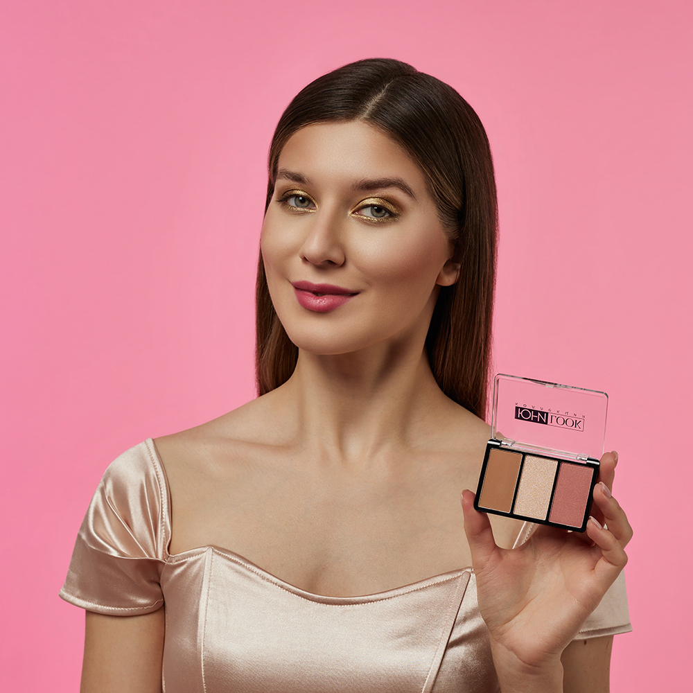 ЮНИLOOK Набор для контуринга 3 в 1, 11гр, Тон 02, арт.№ 330-072