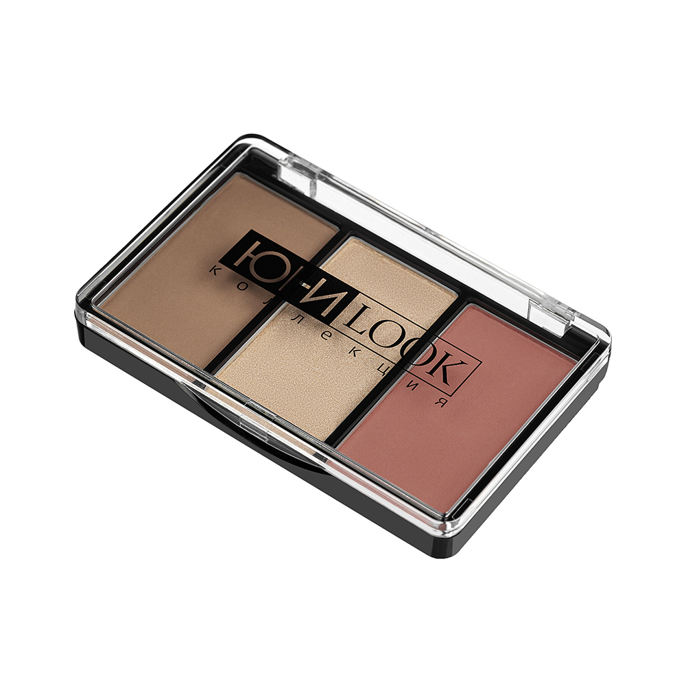 ЮНИLOOK Набор для контуринга 3 в 1, 11гр, Тон 02, арт.№ 330-072