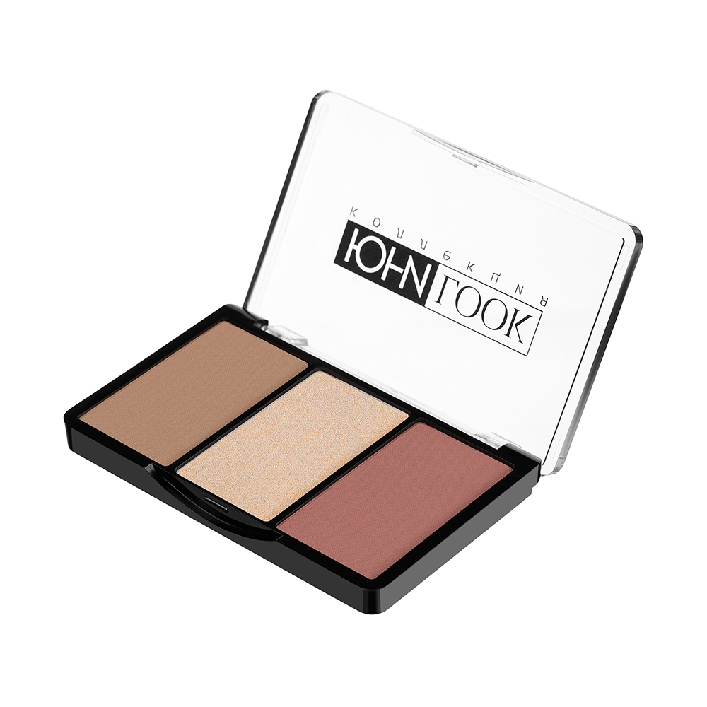 ЮНИLOOK Набор для контуринга 3 в 1, 11гр, Тон 02, арт.№ 330-072