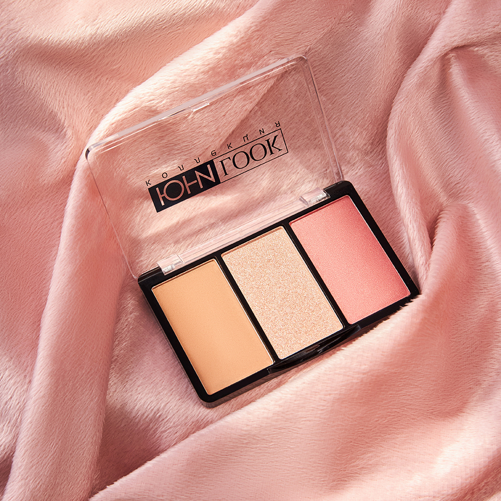 ЮНИLOOK Набор для контуринга 3 в 1, 11гр, Тон 02, арт.№ 330-072
