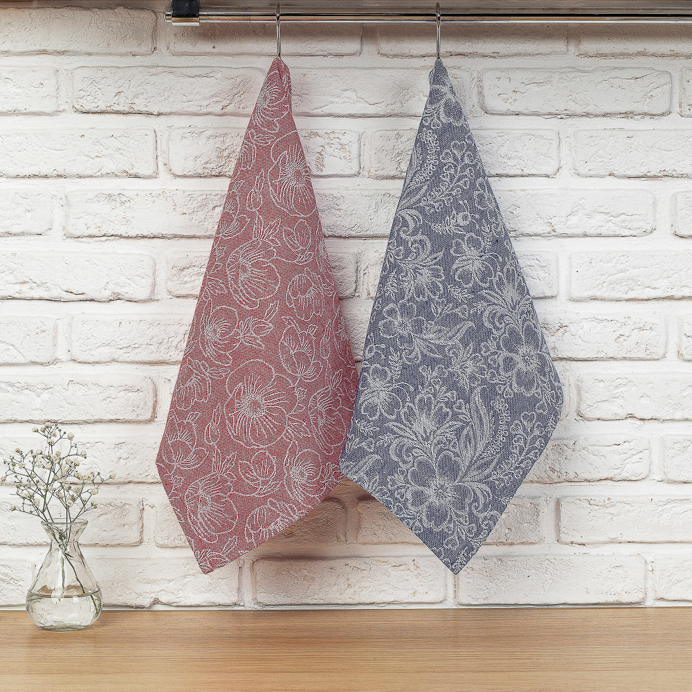 PROVANCE Настроение Полотенце кухонное пестротканное, 40х60см, 200гр/м, 2 дизайна, арт.№ 434-106