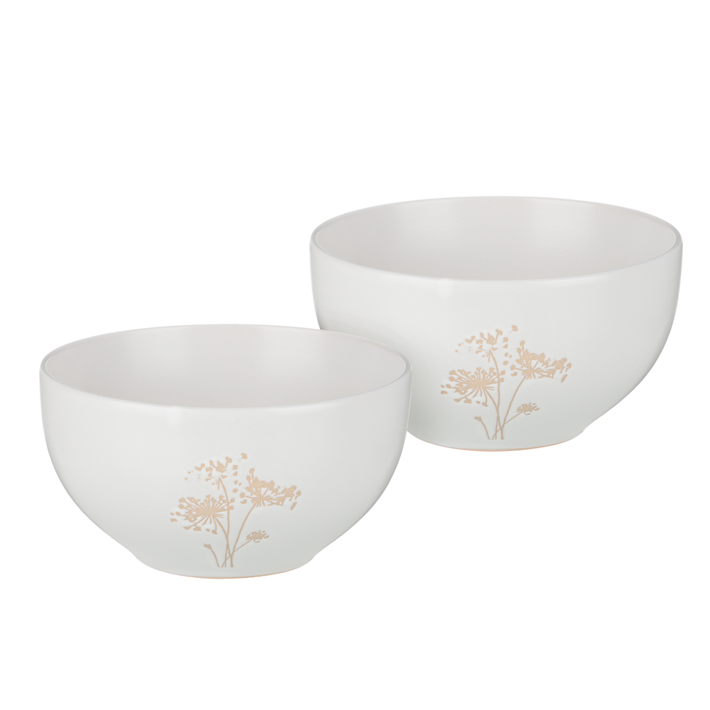 Набор посуды 12 пр. тм MILLIMI (тар19,5см*4, 20см*2, салатн14см*2, кружка340мл*4) керамика,сер.,бел., арт.№ 824-271