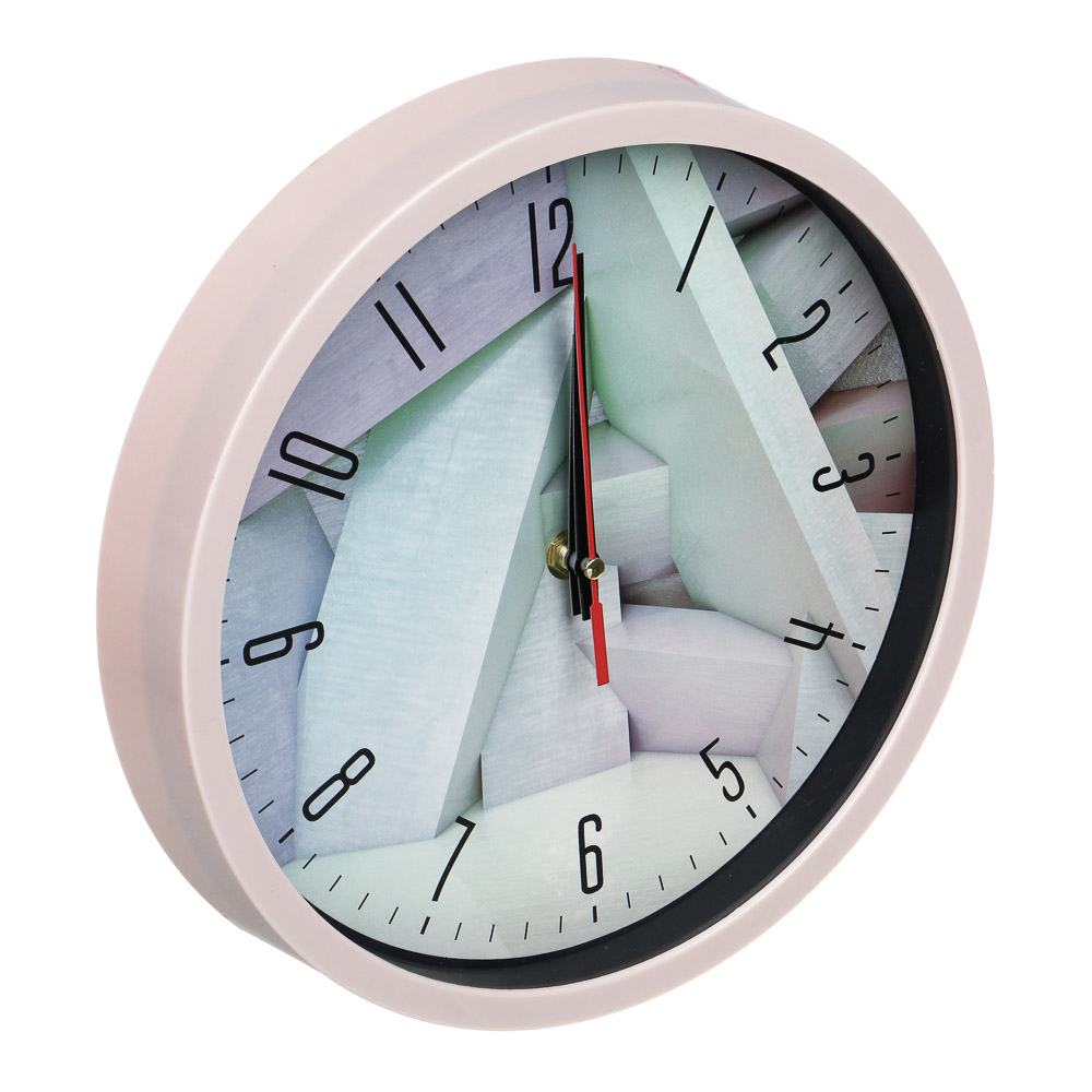 LADECOR CHRONO Часы настенные, круглые, 25 см, 2 цвета, арт.09-51, арт.№ 581-092