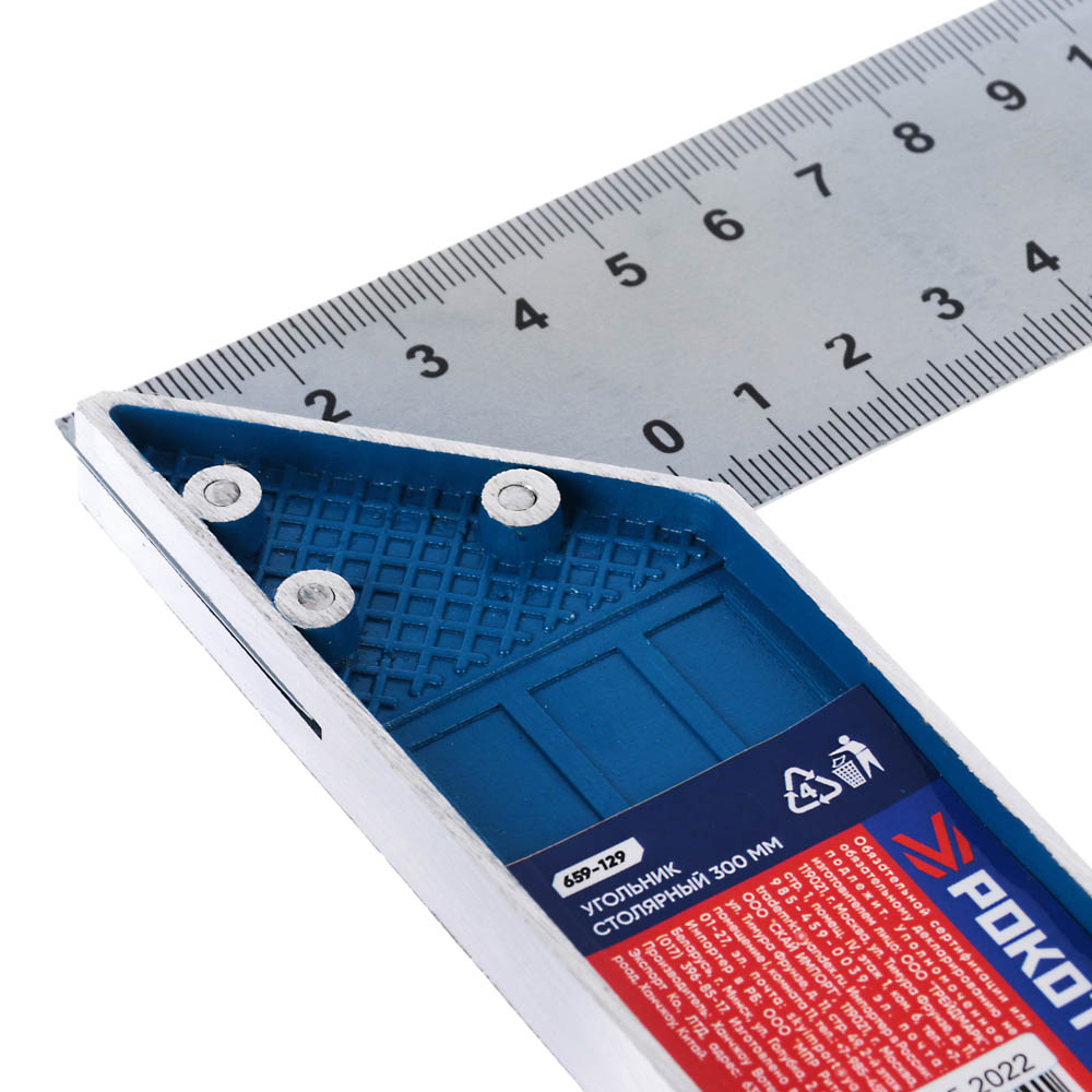 РОКОТ Угольник столярный 300мм, арт.№ 659-129