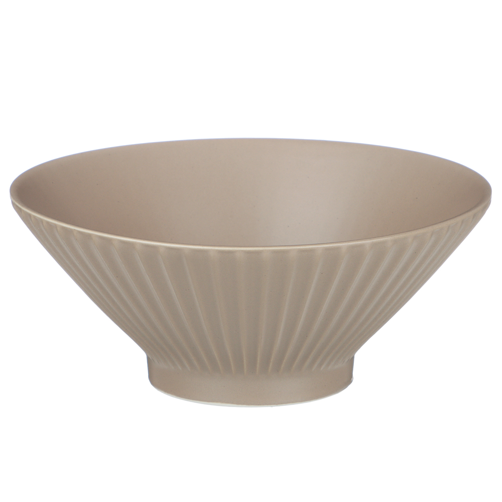 Салатник Лусия тм MILLIMI, 17,5см, фарфор, кофейный, арт.№ 816-269