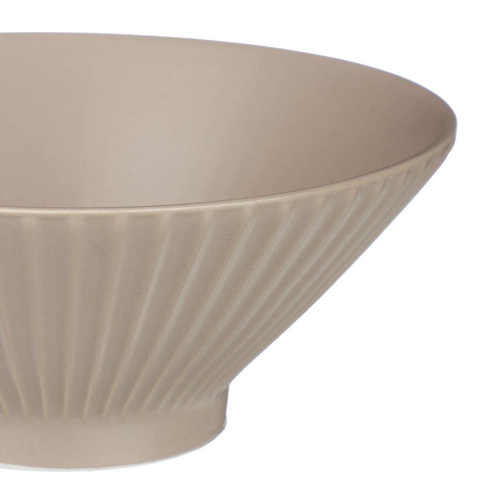 Салатник Лусия тм MILLIMI, 17,5см, фарфор, кофейный, арт.№ 816-269