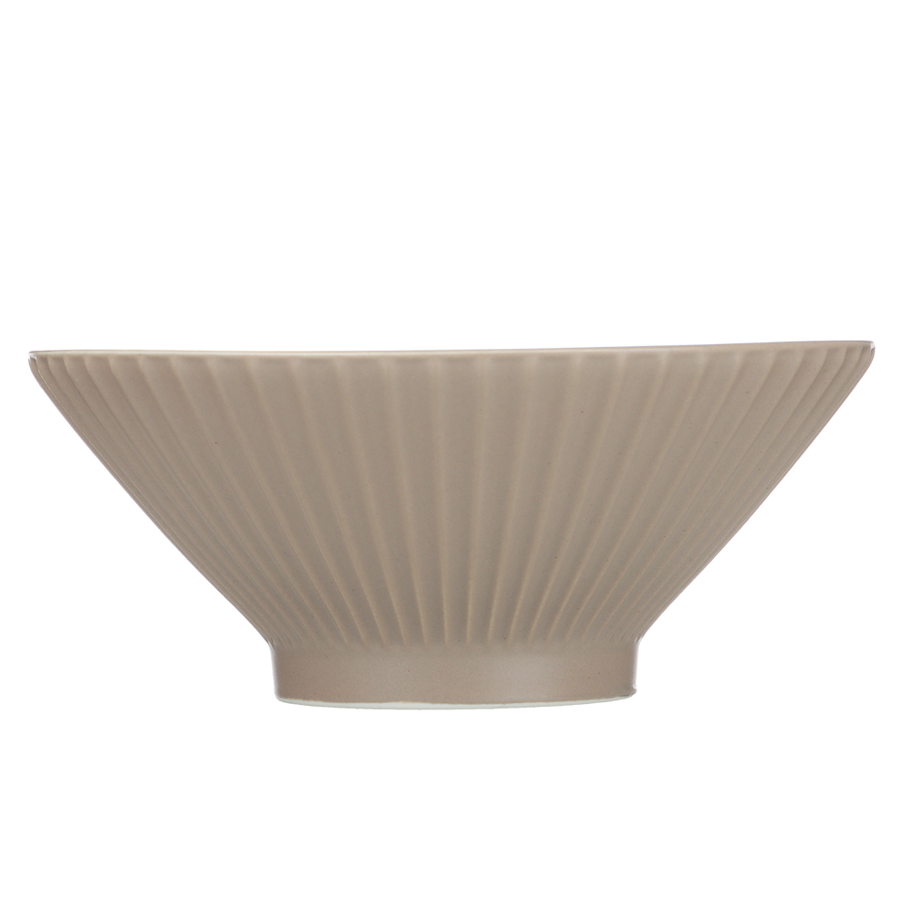 Салатник Лусия тм MILLIMI, 17,5см, фарфор, кофейный, арт.№ 816-269