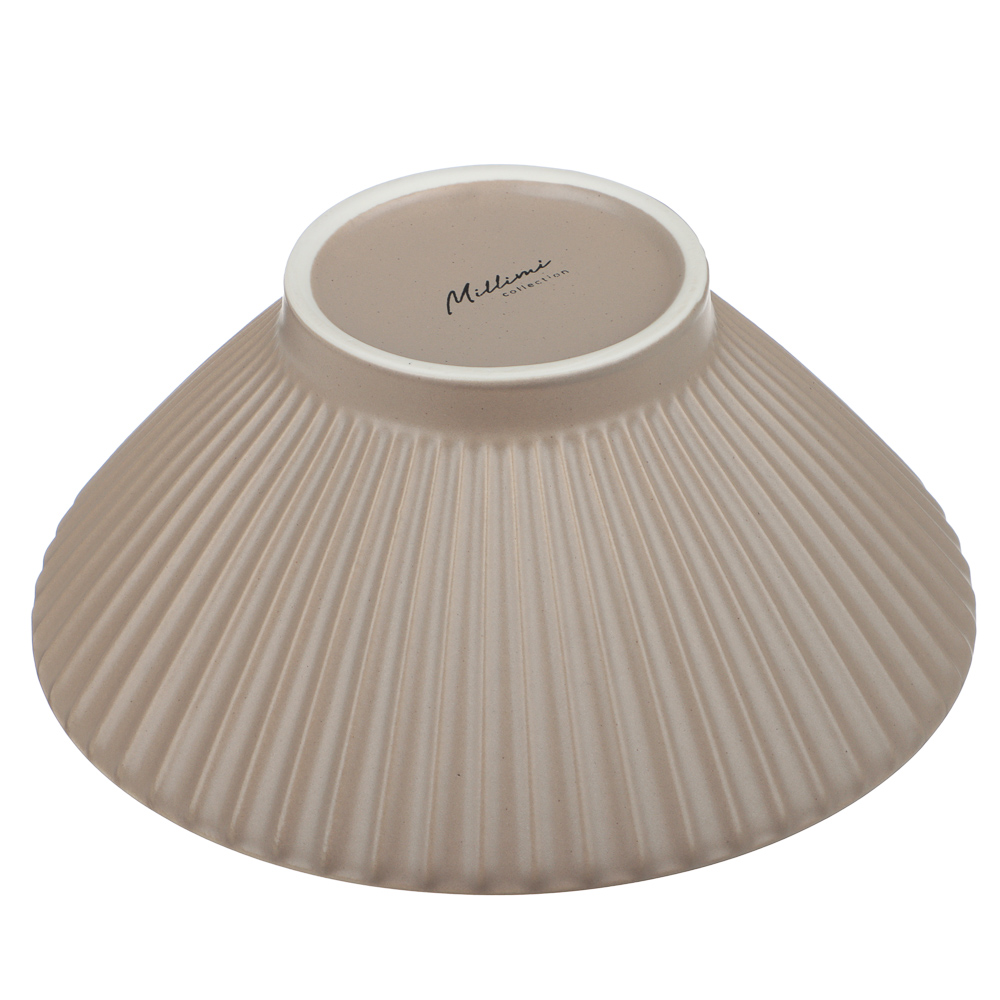 Салатник Лусия тм MILLIMI, 17,5см, фарфор, кофейный, арт.№ 816-269