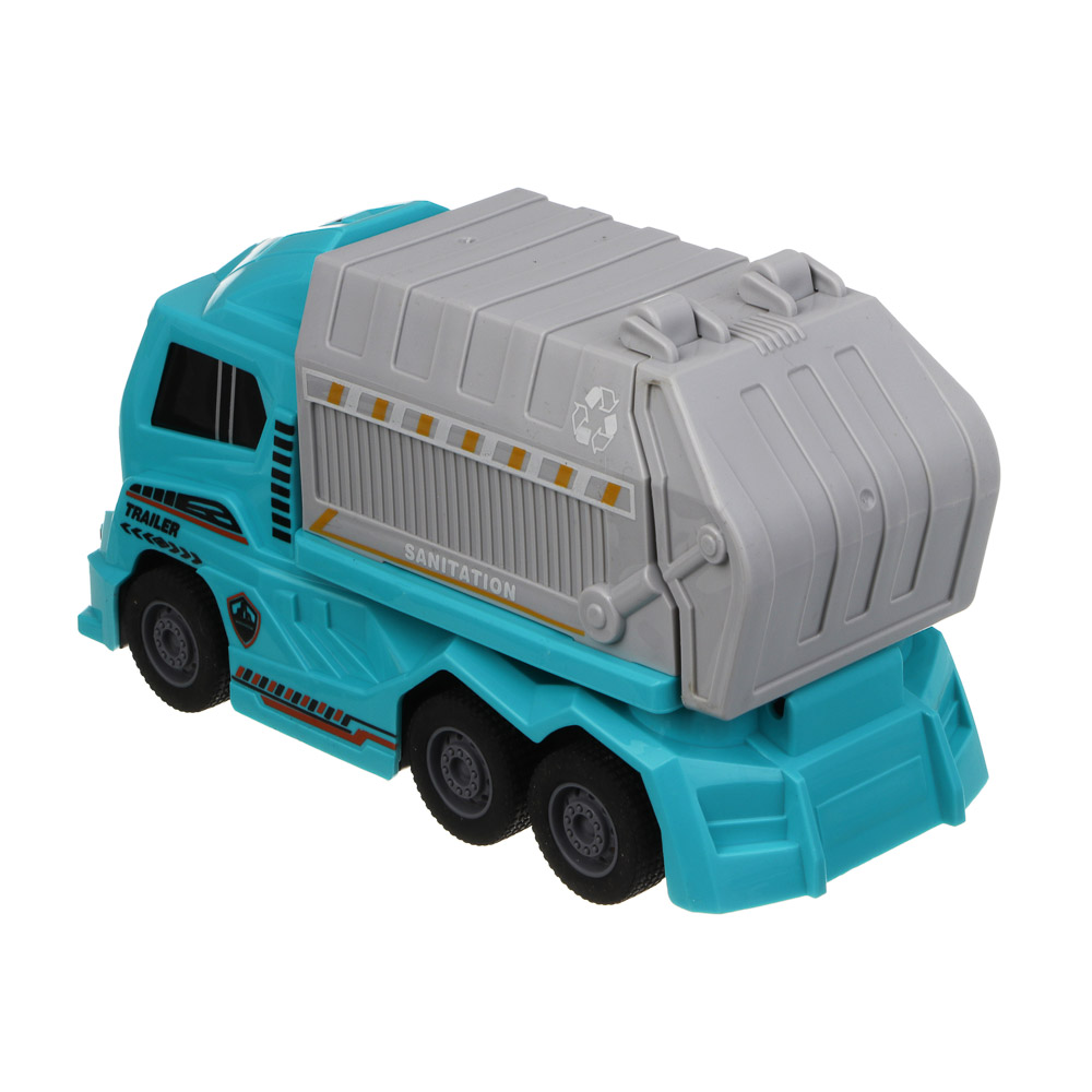 ИГРОЛЕНД Машина инерционная "Спецтехника", подвижные детали, PP, 20х8х10,5 см, 5 дизайнов, арт.№ 292-491