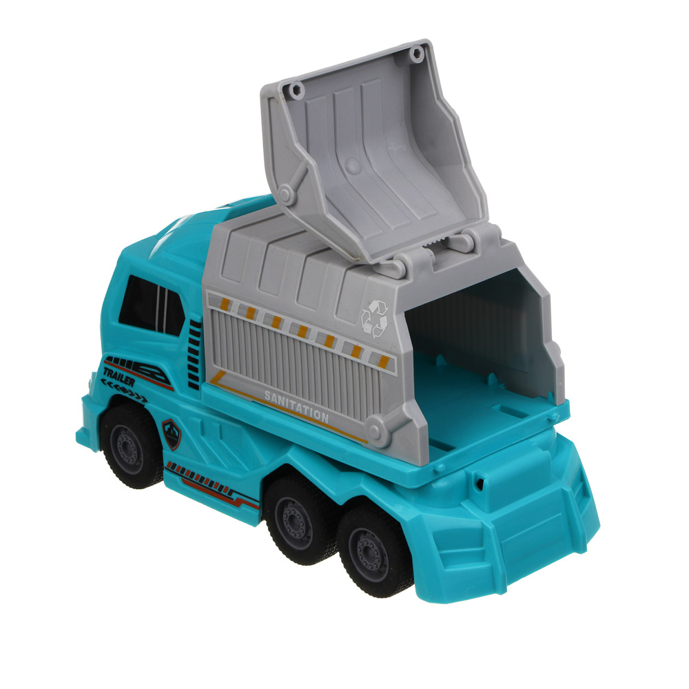 ИГРОЛЕНД Машина инерционная "Спецтехника", подвижные детали, PP, 20х8х10,5 см, 5 дизайнов, арт.№ 292-491