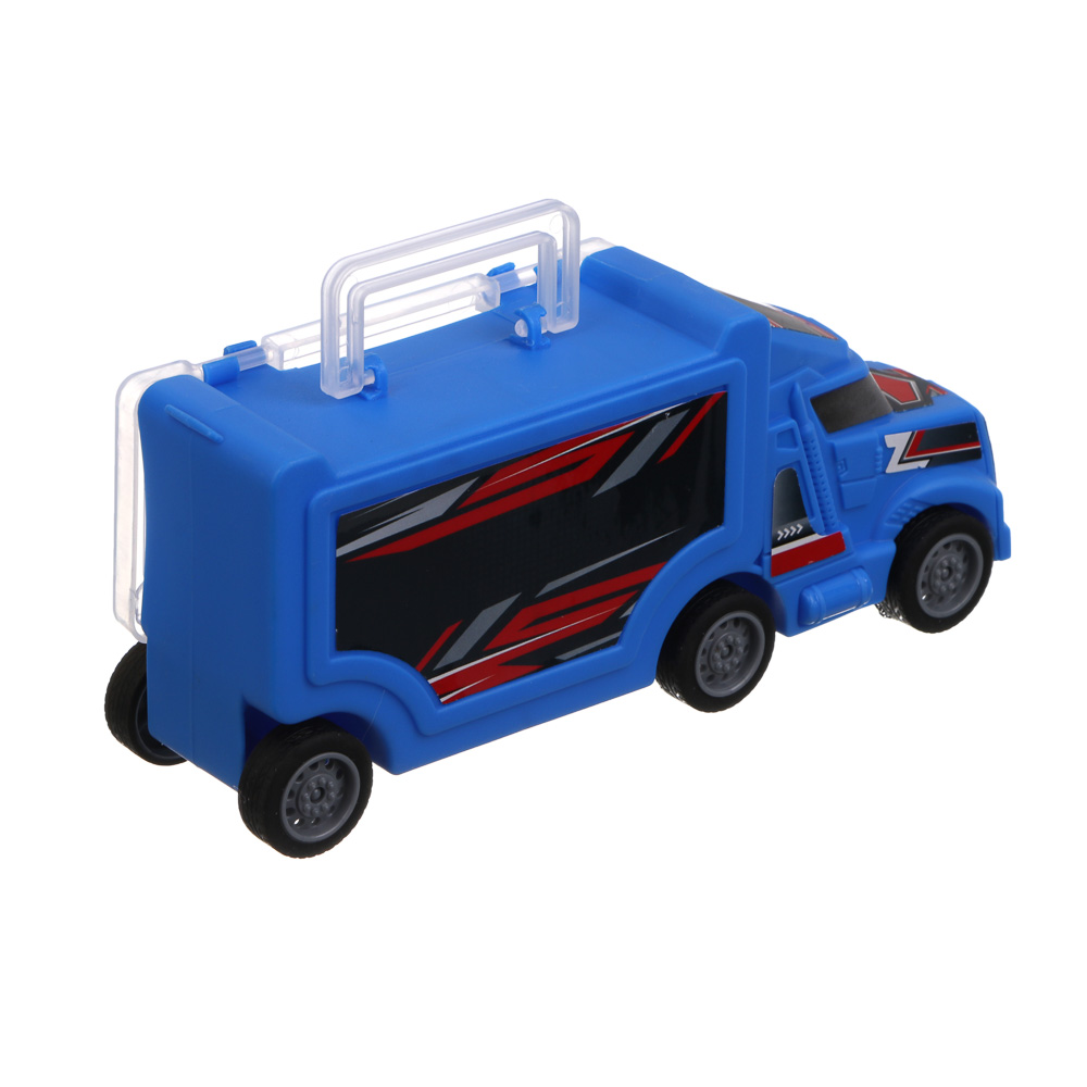 ИГРОЛЕНД Автовоз с двумя машинками, ABS, 16,5х7,2х5 см, 3 дизайна, арт.№ 292-492