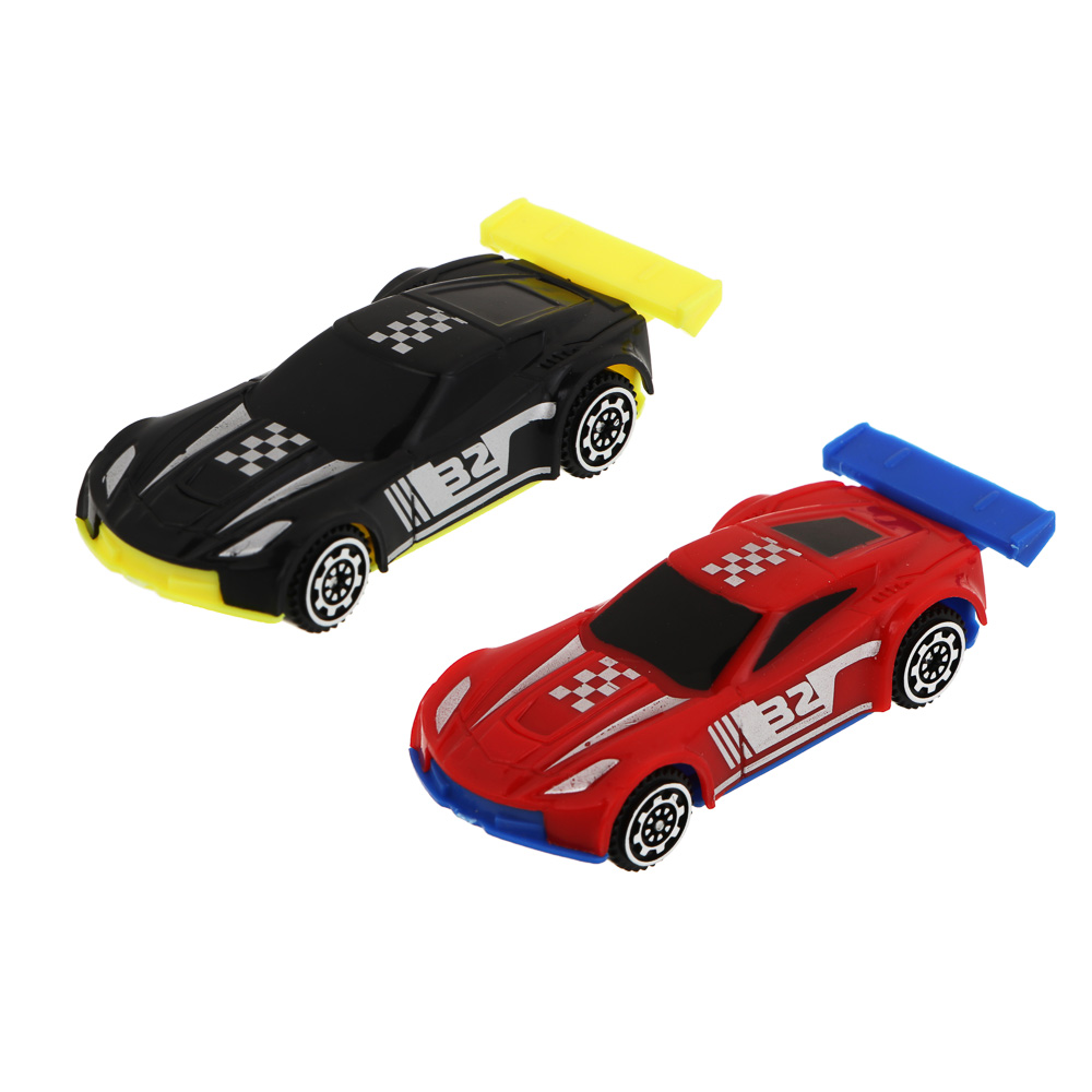 ИГРОЛЕНД Автовоз с двумя машинками, ABS, 16,5х7,2х5 см, 3 дизайна, арт.№ 292-492