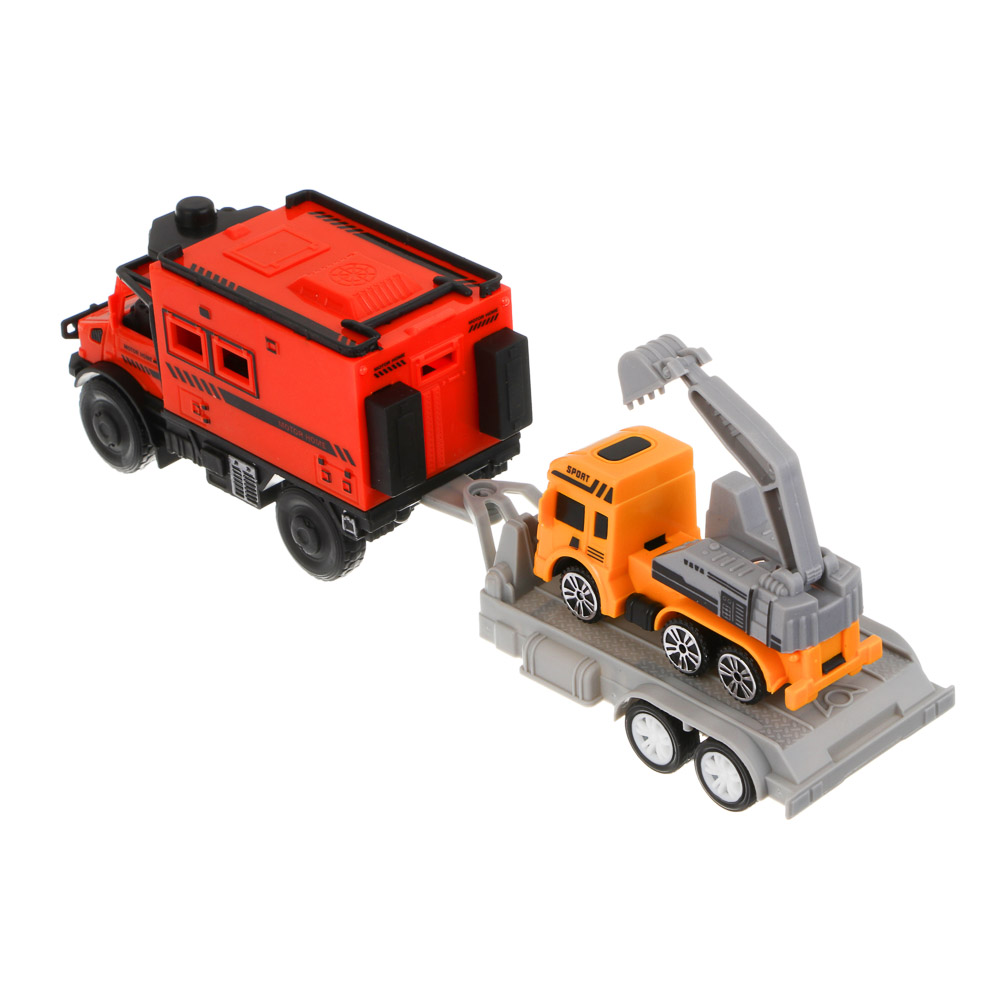 ИГРОЛЕНД Машина-перевозчик "Специальные службы", инерция, PP, 24,7х7х9 см, 4 дизайна, арт.№ 292-494