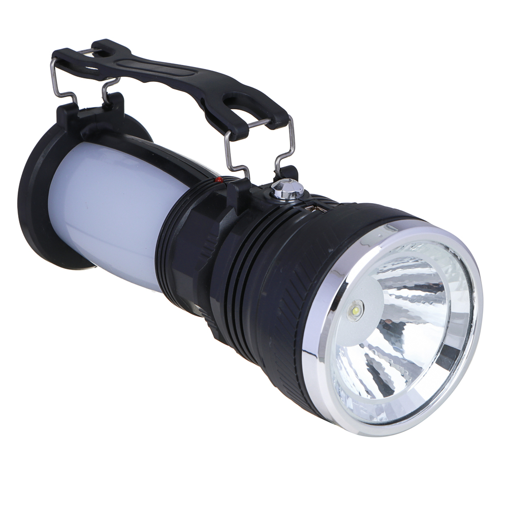 Фонарь прожектор 2-в-1 тм ЕРМАК, аккумуляторный, 24 SMD + 1 Вт LED, шнур 220В, пластик, 17,5x7,5 см, арт.№ 198-091