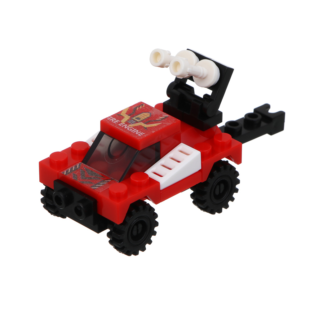 ИГРОЛЕНД Конструктор "Городские машинки" 8 в 1, 8х3,5х11 см, ABS, арт.№ 265-674