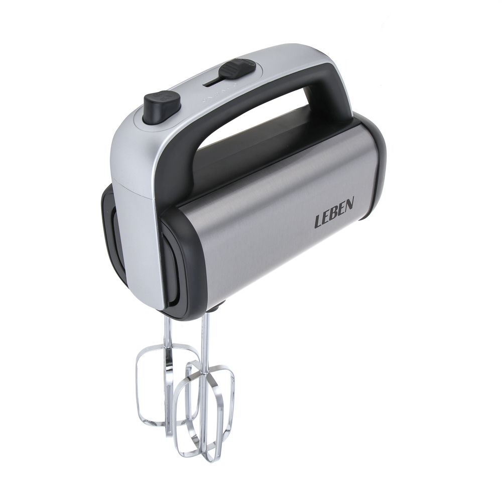 LEBEN Миксер электрический 1000 Вт, 5 скоростей, корпус металл, арт.№ 269-067