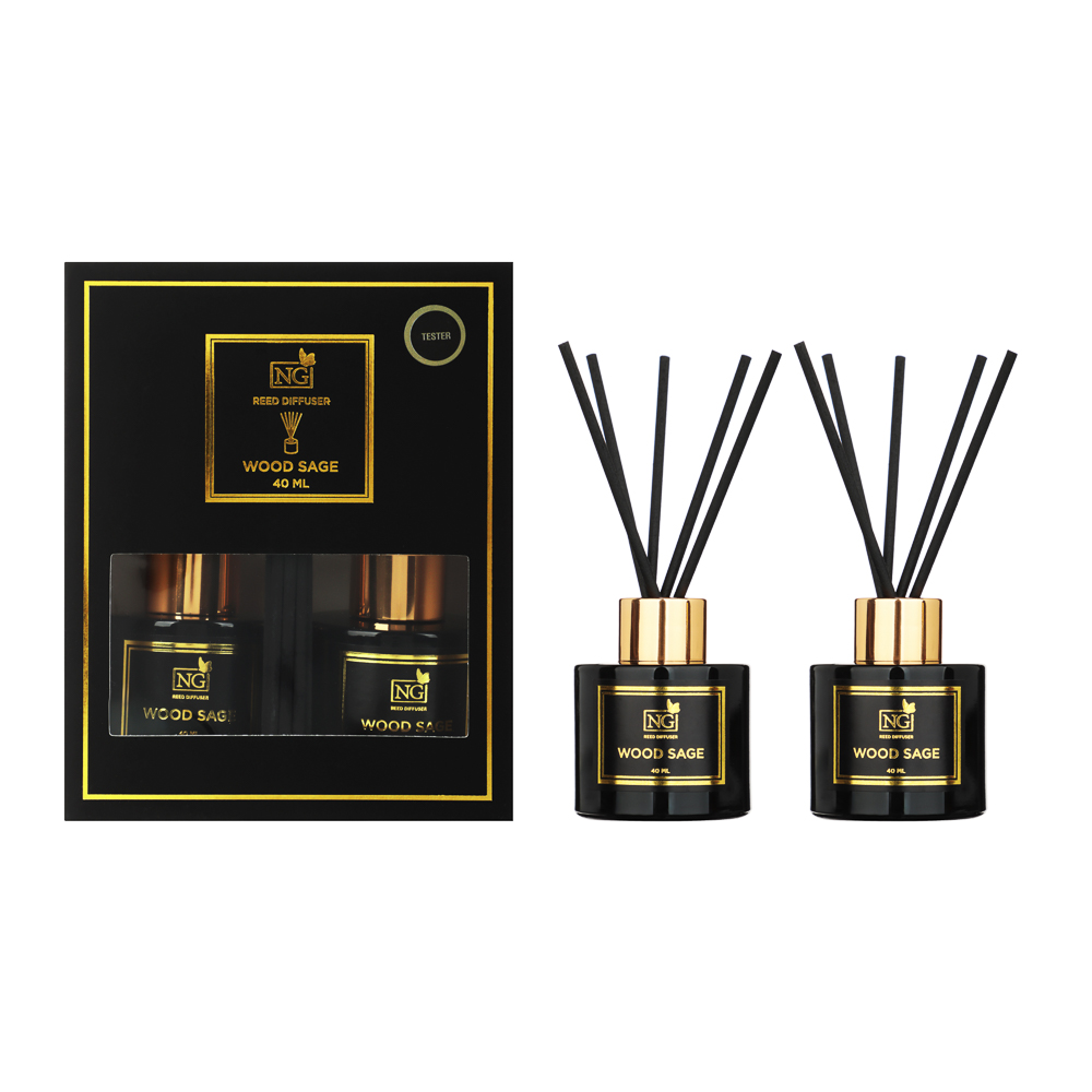 NEW GALAXY Набор LUX ароматизатор-диффузор 2 шт., 40мл, Pear&Freesia,Wood Sage,White Flower, арт.№ 778-022