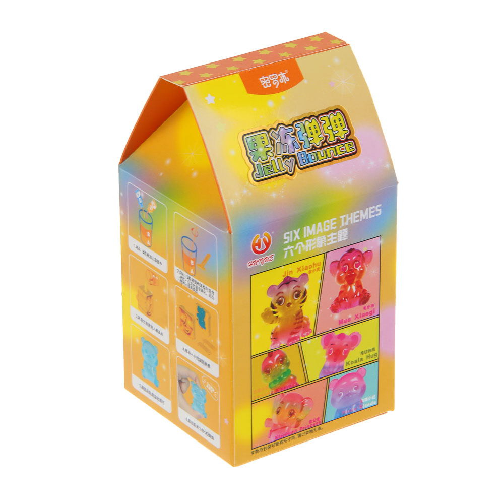 Набор для творчества фигурка из мягкого геля с формочкой, 7,5х7,5х14см, PP, силикон, микс, арт.№ 283-249