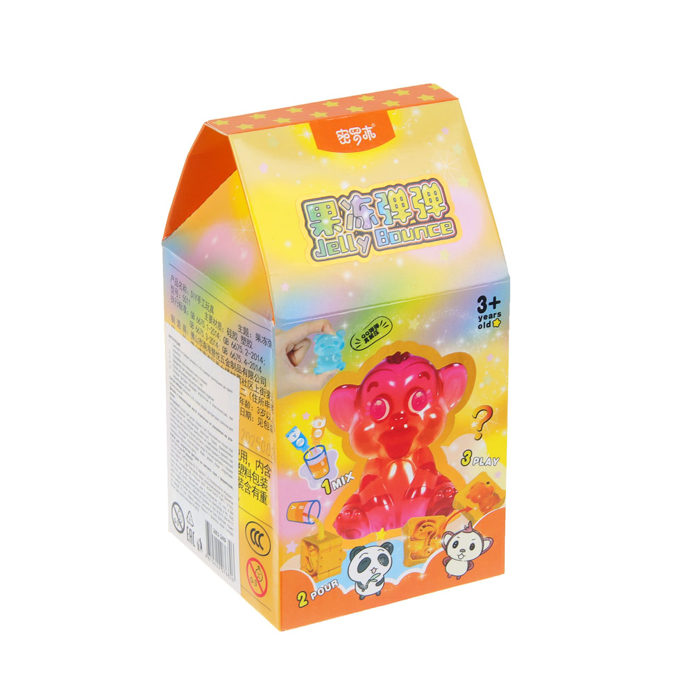 Набор для творчества фигурка из мягкого геля с формочкой, 7,5х7,5х14см, PP, силикон, микс, арт.№ 283-249