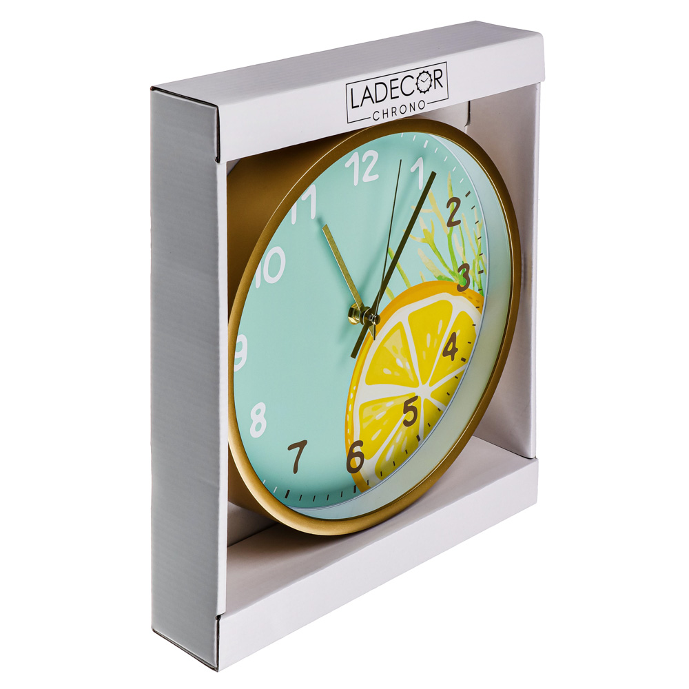 LADECOR CHRONO Часы настенные, пластик, стекло, 25 см, 2 дизайна, ЧН-23, арт.№ 581-132