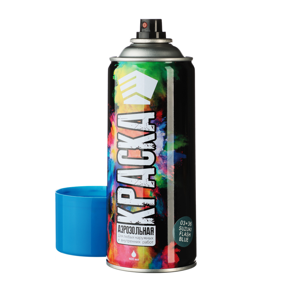 ЕРМАК Краска аэрозоль, 400 мл, насыщенный синий металлик, арт.№ 759-009