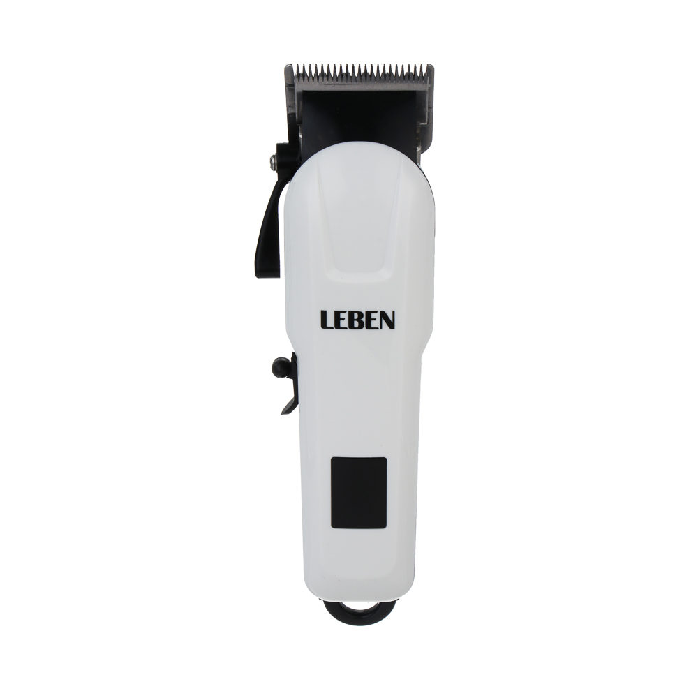 LEBEN Машинка для стрижки волос, 4 насадки: 3/7/9/12мм, Li-ion 3,7в/1200мАч, USB, арт.№ 251-102