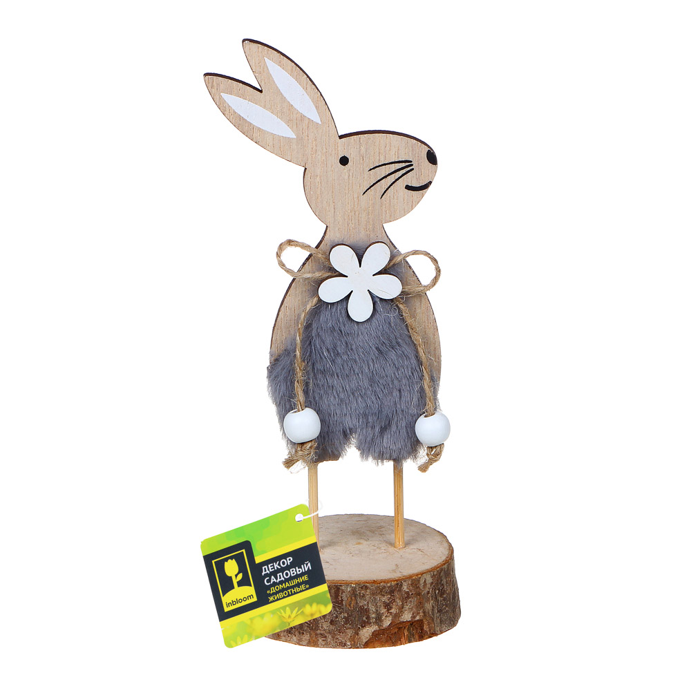 INBLOOM Декор садовый Домашние животные 16,5 см, МДФ, 3 дизайна, арт.№ 153-131