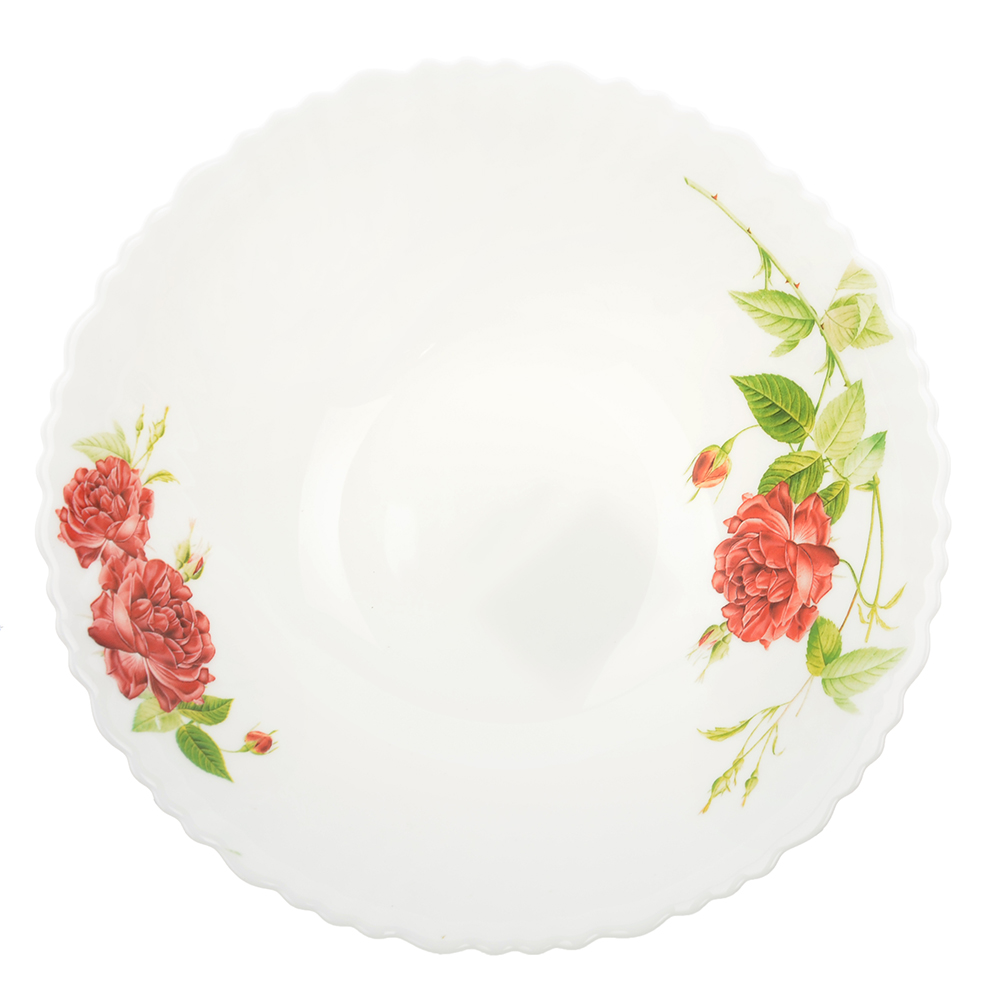 MILLIMI Инесса Салатник опаловое стекло 24см, 180113, арт.№ 818-094