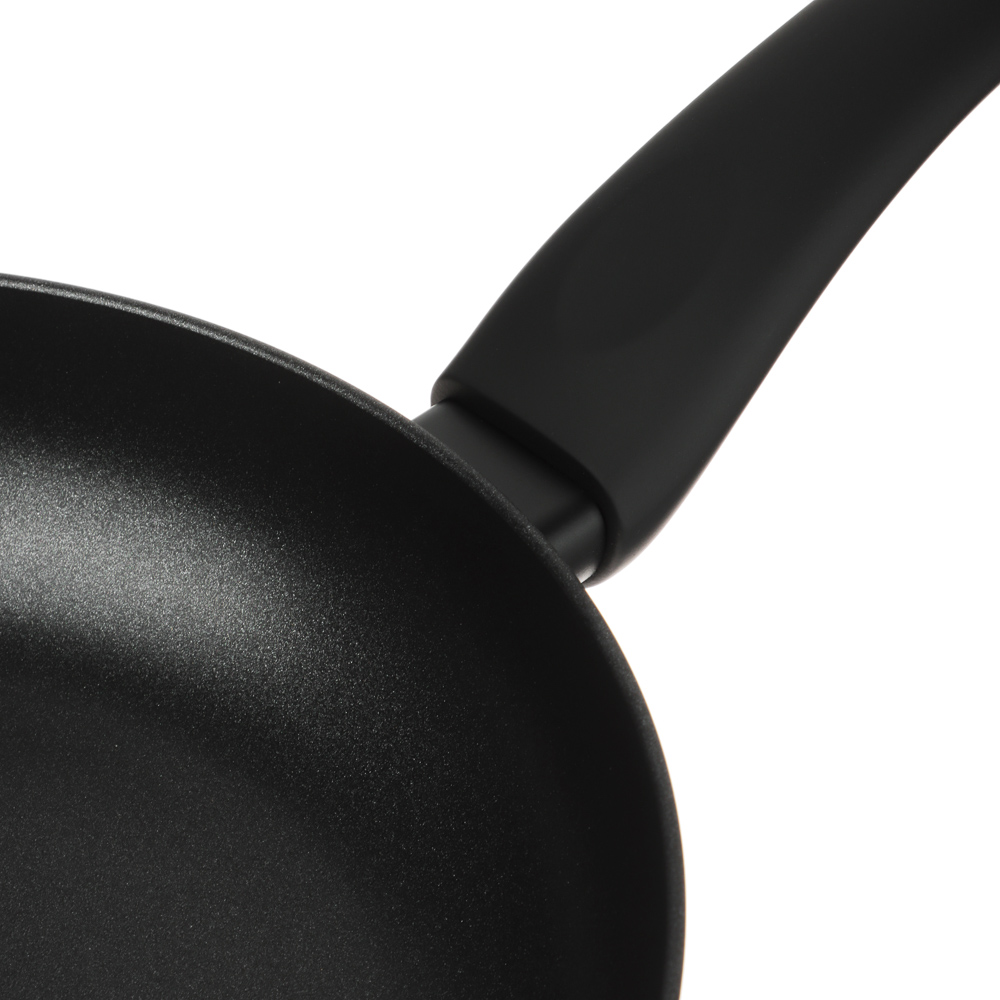 Набор посуды 11 предметов SATOSHI Графит, кастрюли 20 см, 24 см, 28 см (2,8 л, 4,6 л, 7 л), ковш 16 см (1,6 л), сковороды 24 см, 28 см, индукция, арт.№ 846-748