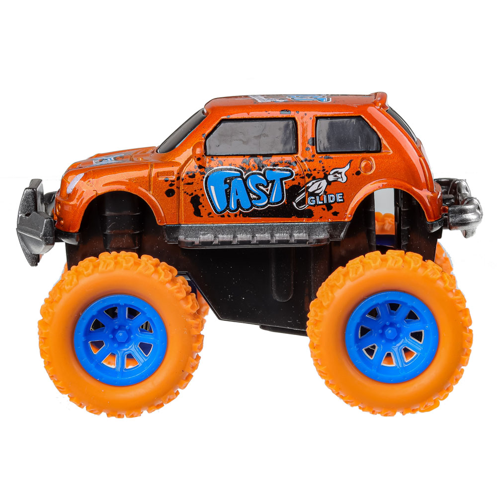 ИГРОЛЕНД Бигфут машина инерционная, металл, 8,5х3,8х3,6см, арт.№ 292-253