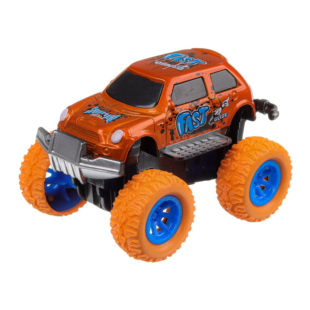 ИГРОЛЕНД Бигфут машина инерционная, металл, 8,5х3,8х3,6см, арт.№ 292-253